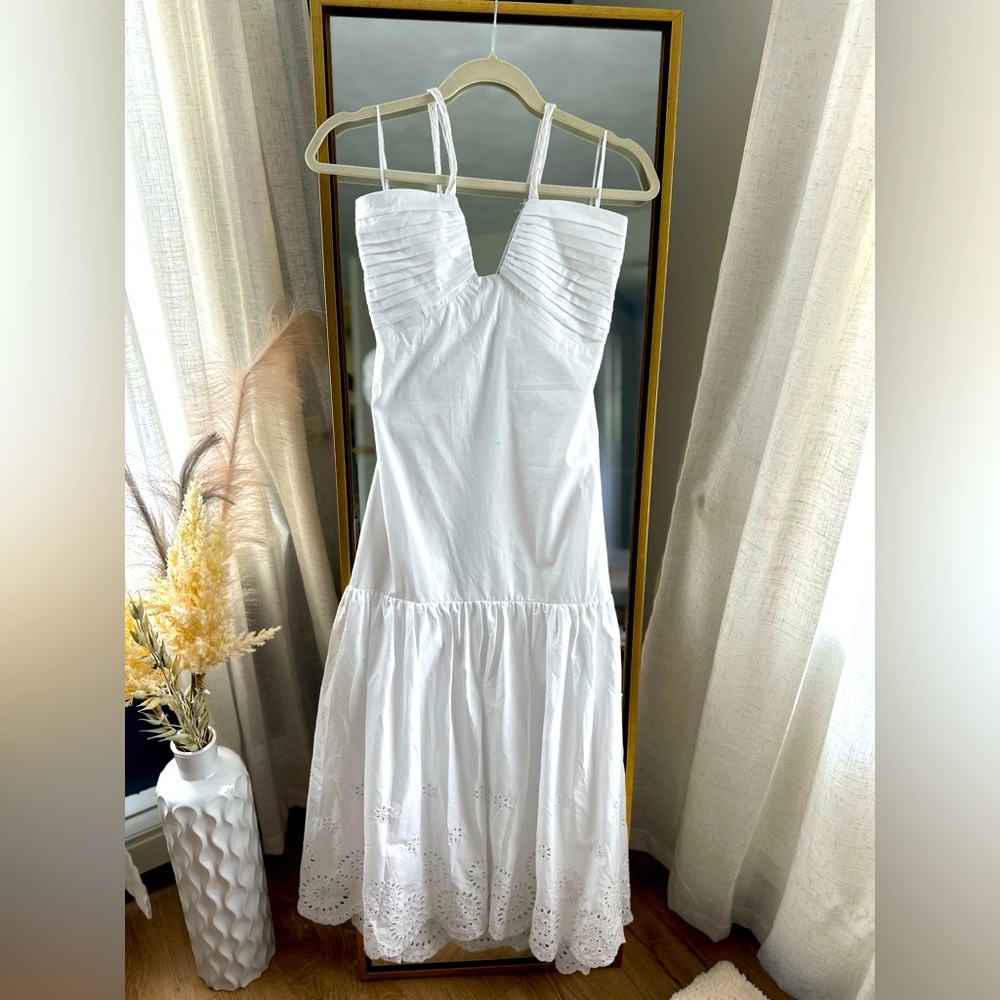 White summer maxi dress